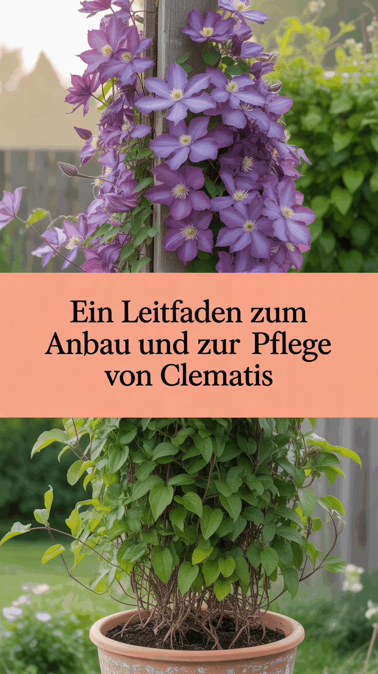 Ein Leitfaden zum Anbau und zur Pflege von Clematis