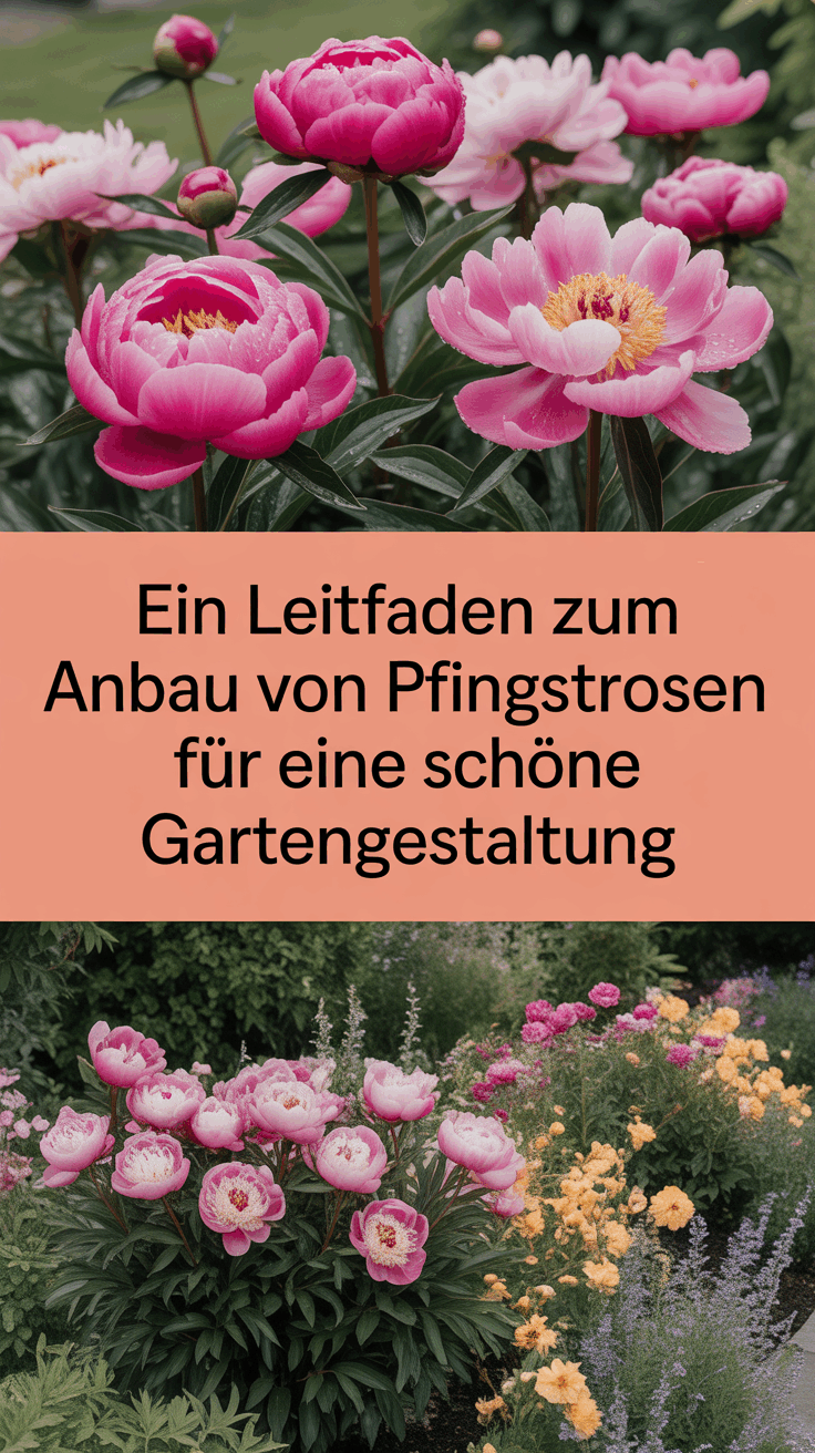 Ein Leitfaden zum Anbau von Pfingstrosen für eine schöne Gartengestaltung