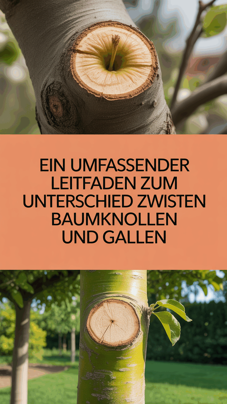 Ein umfassender Leitfaden zum Unterschied zwischen Baumknollen und Gallen