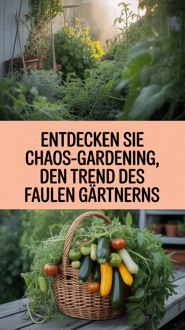 Entdecken Sie Chaos-Gardening, den Trend des faulen Gärtnerns