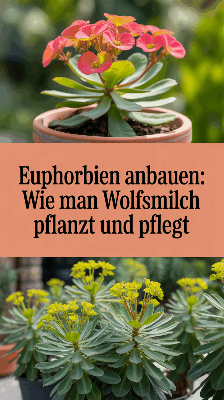 Euphorbien anbauen: Wie man Wolfsmilch pflanzt und pflegt