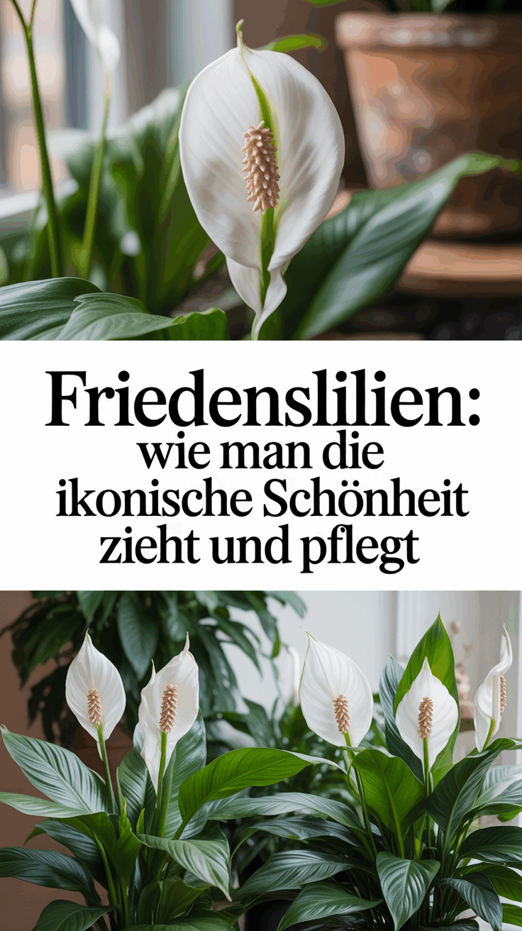 Friedenslilien: Wie man die ikonische Schönheit zieht und pflegt