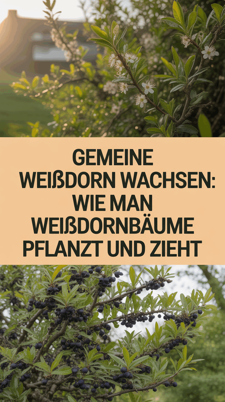 Gemeine Weißdorn wachsen: Wie man Weißdornbäume pflanzt und zieht