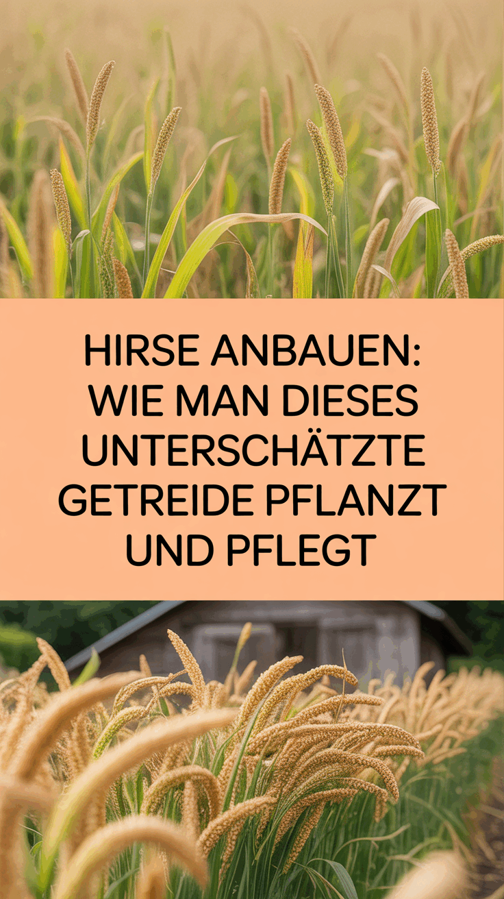 Hirse anbauen: Wie man dieses unterschätzte Getreide pflanzt und pflegt