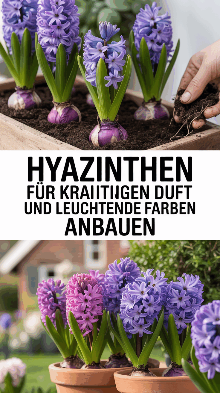 Hyazinthen für kräftigen Duft und leuchtende Farben anbauen