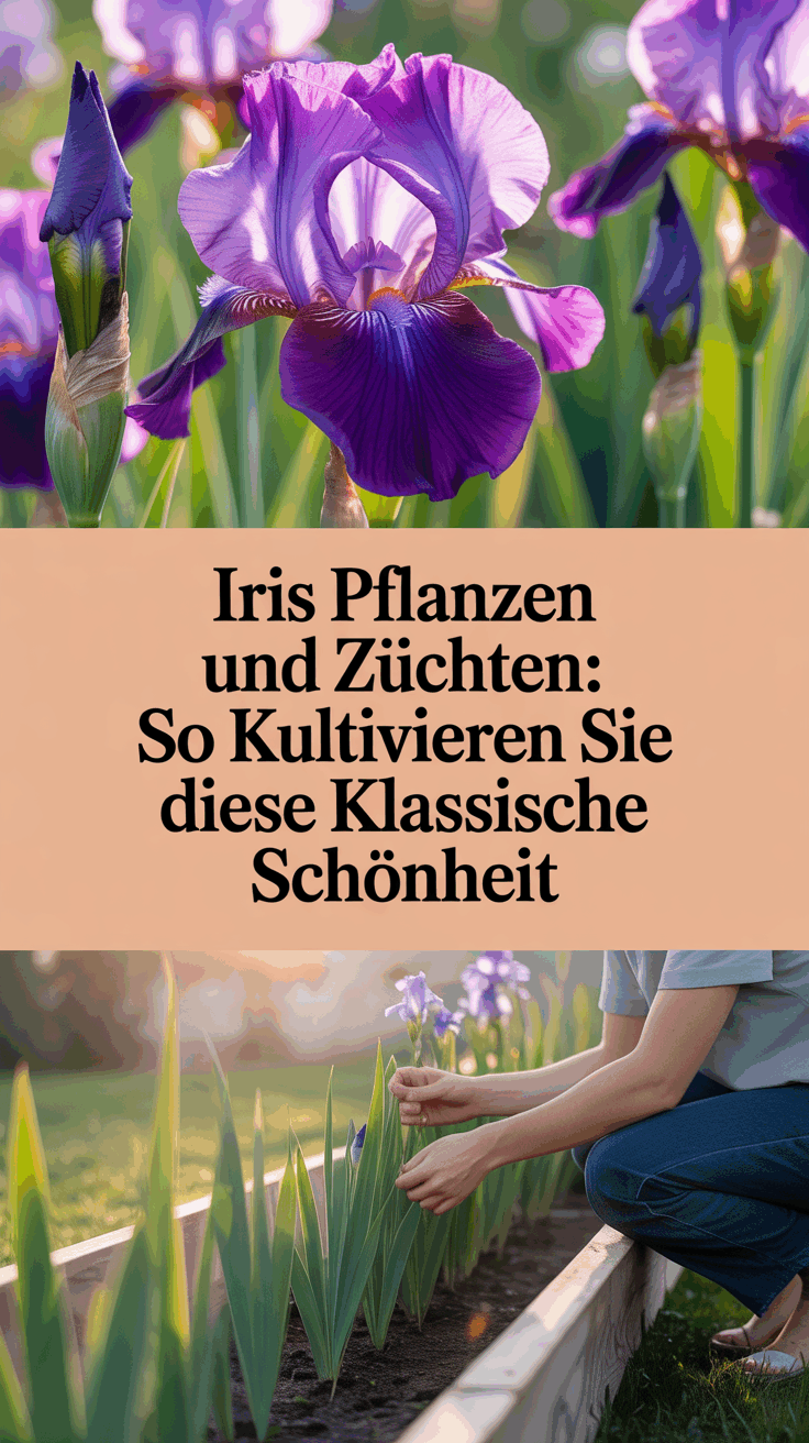Iris pflanzen und züchten: So kultivieren Sie diese klassische Schönheit