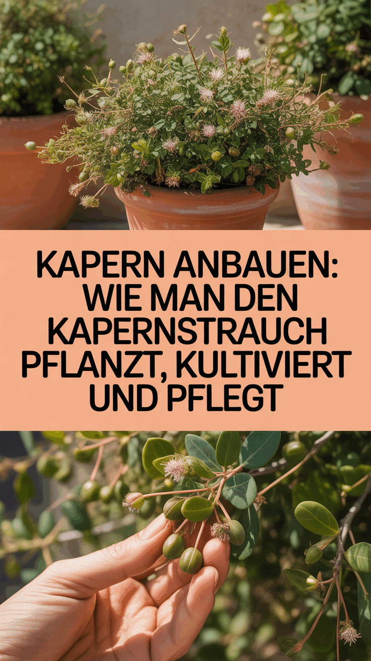 Kapern anbauen: Wie man den Kapernstrauch pflanzt, kultiviert und pflegt