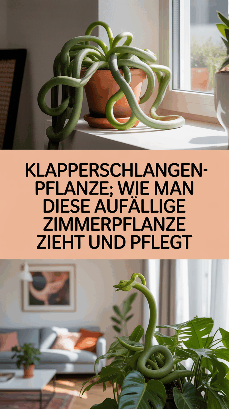 Klapperschlangen-Pflanze: Wie man diese auffällige Zimmerpflanze zieht und pflegt