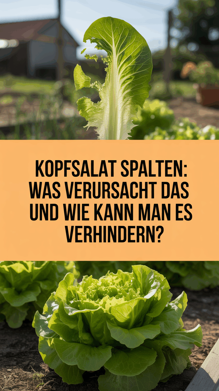Kopfsalat spalten: Was verursacht das und wie kann man es verhindern?