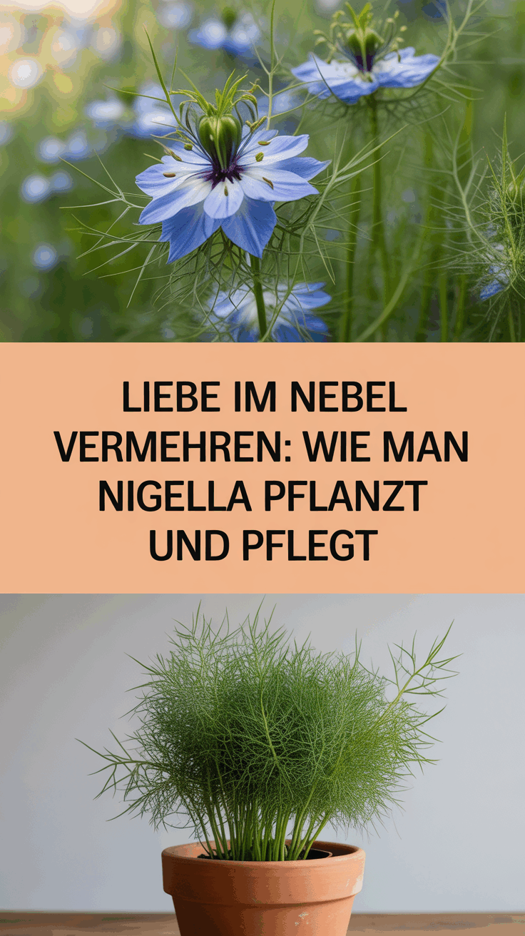Liebe im Nebel vermehren: Wie man Nigella pflanzt und pflegt