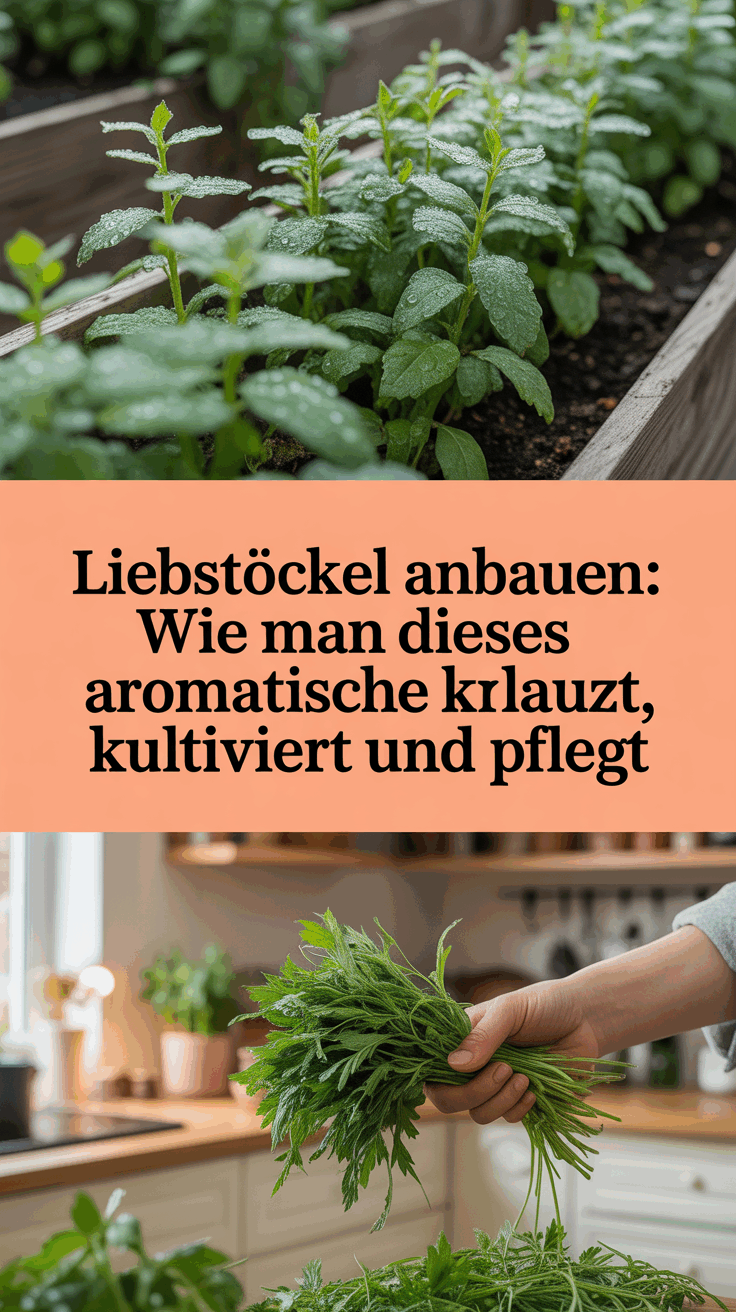 Liebstöckel anbauen: Wie man dieses aromatische Kraut pflanzt, kultiviert und pflegt