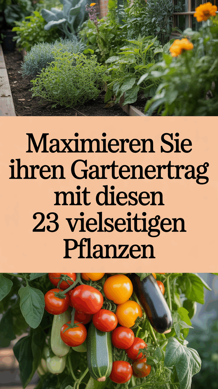 Maximieren Sie Ihren Gartenertrag mit diesen 23 vielseitigen Pflanzen