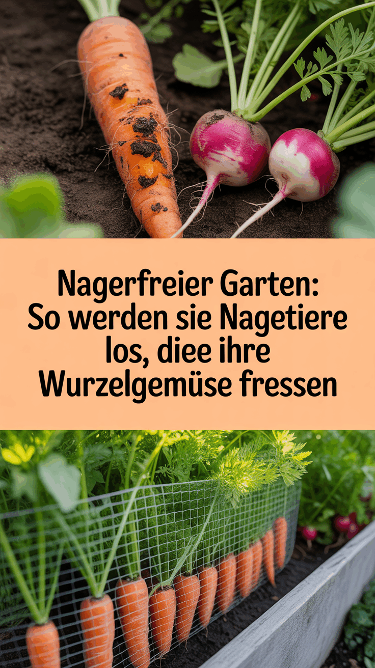 Nagerfreier Garten: So werden Sie Nagetiere los, die Ihre Wurzelgemüse fressen