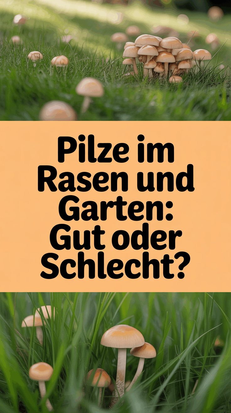 Pilze im Rasen und Garten: Gut oder Schlecht?