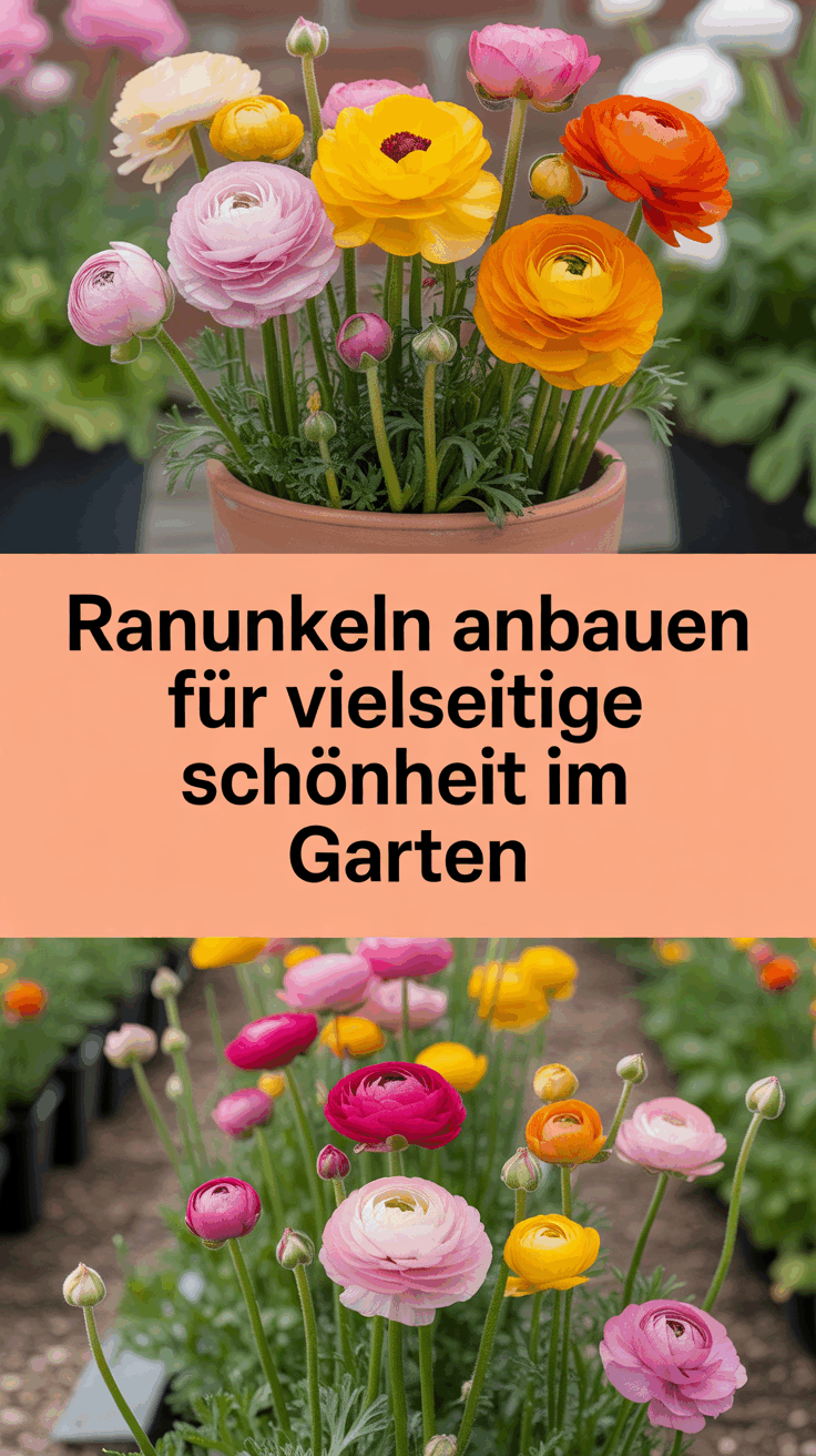 Ranunkeln anbauen für vielseitige Schönheit im Garten