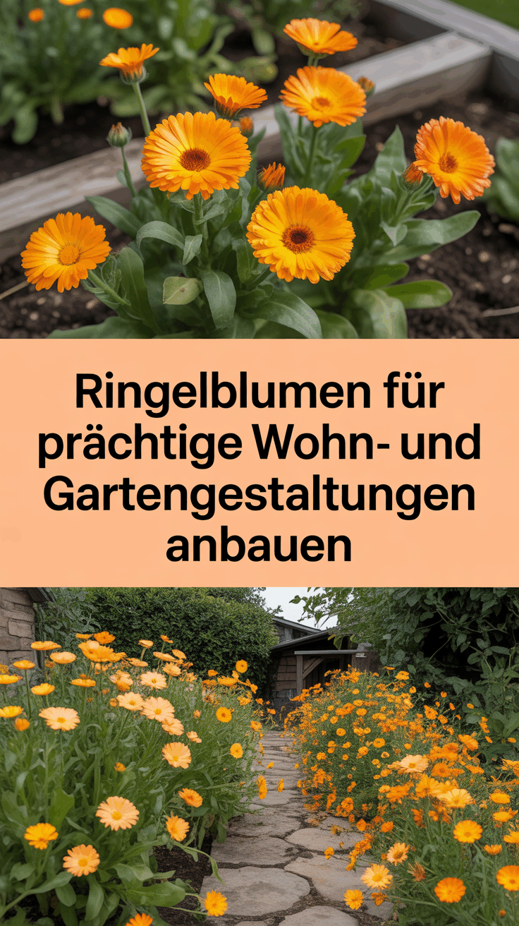Ringelblumen für prächtige Wohn- und Gartengestaltungen anbauen