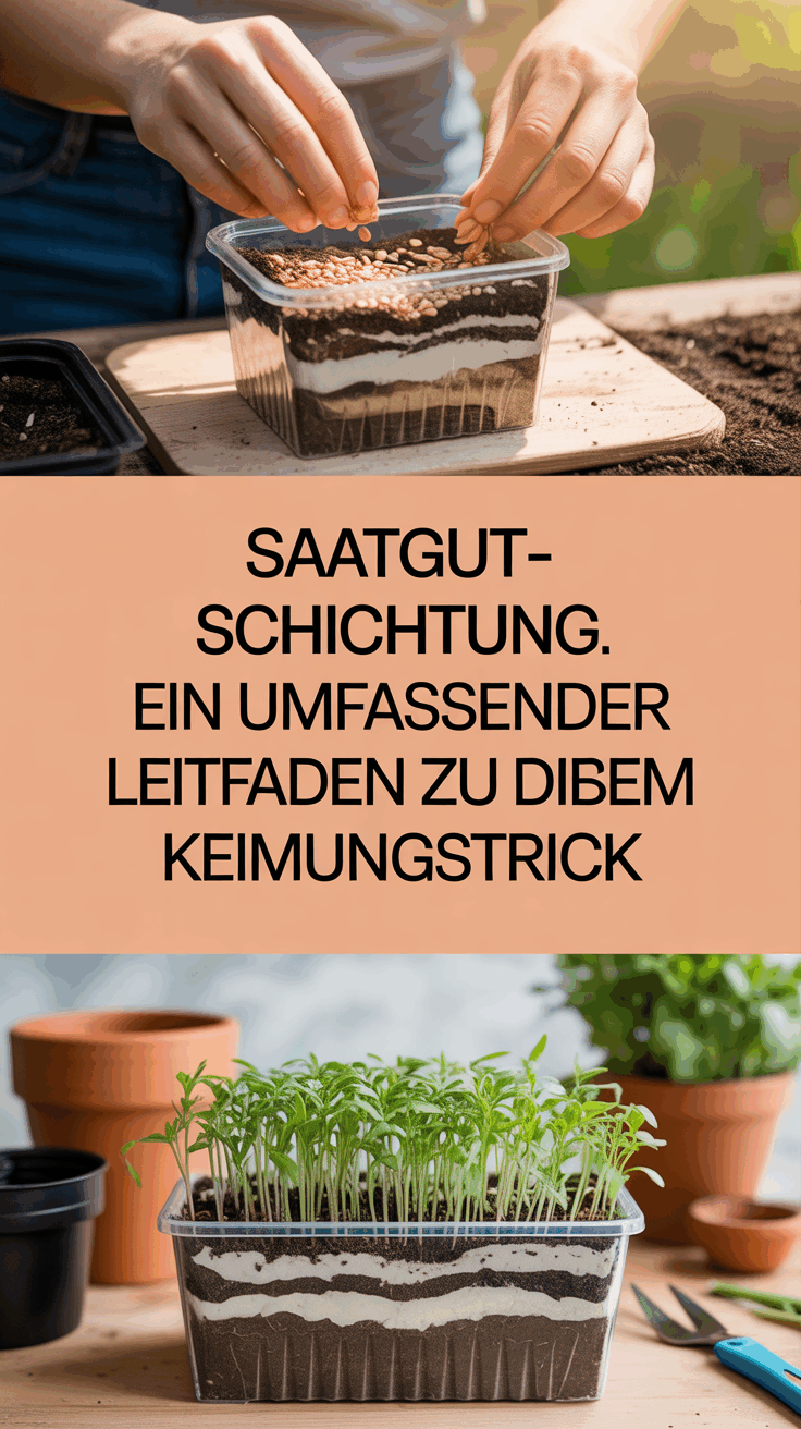 Saatgut-Schichtung: Ein umfassender Leitfaden zu diesem Keimungstrick