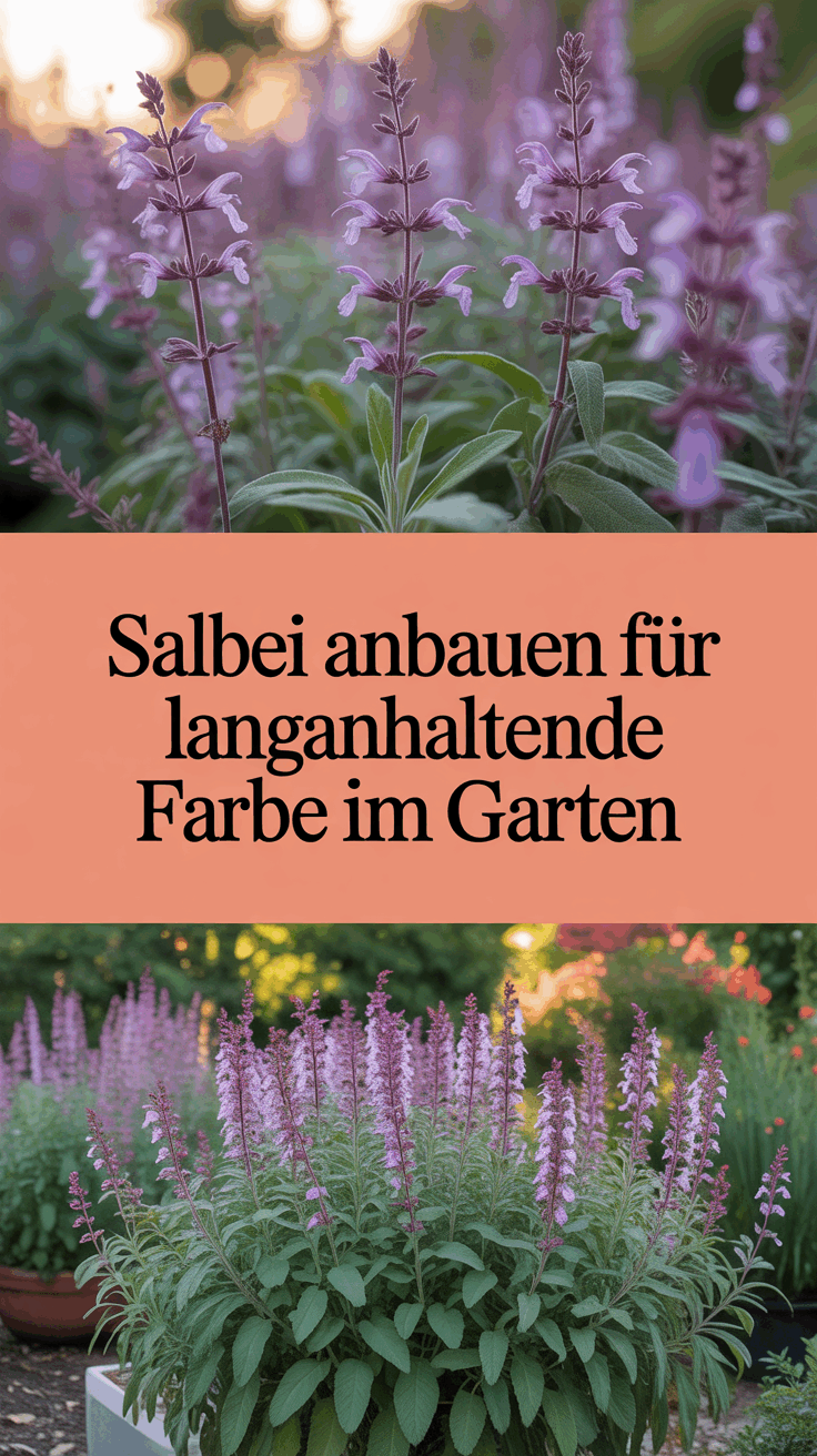 Salbei anbauen für langanhaltende Farbe im Garten