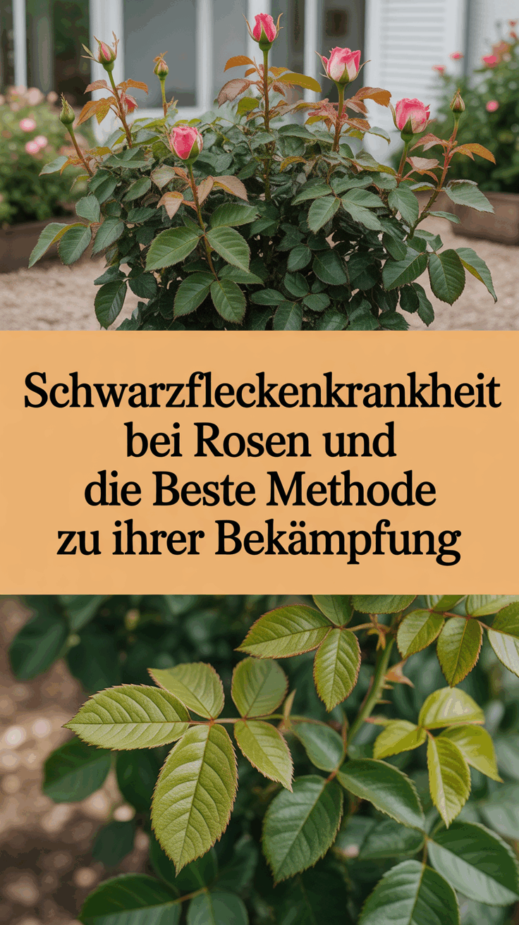 Schwarzfleckenkrankheit bei Rosen und die beste Methode zu ihrer Bekämpfung