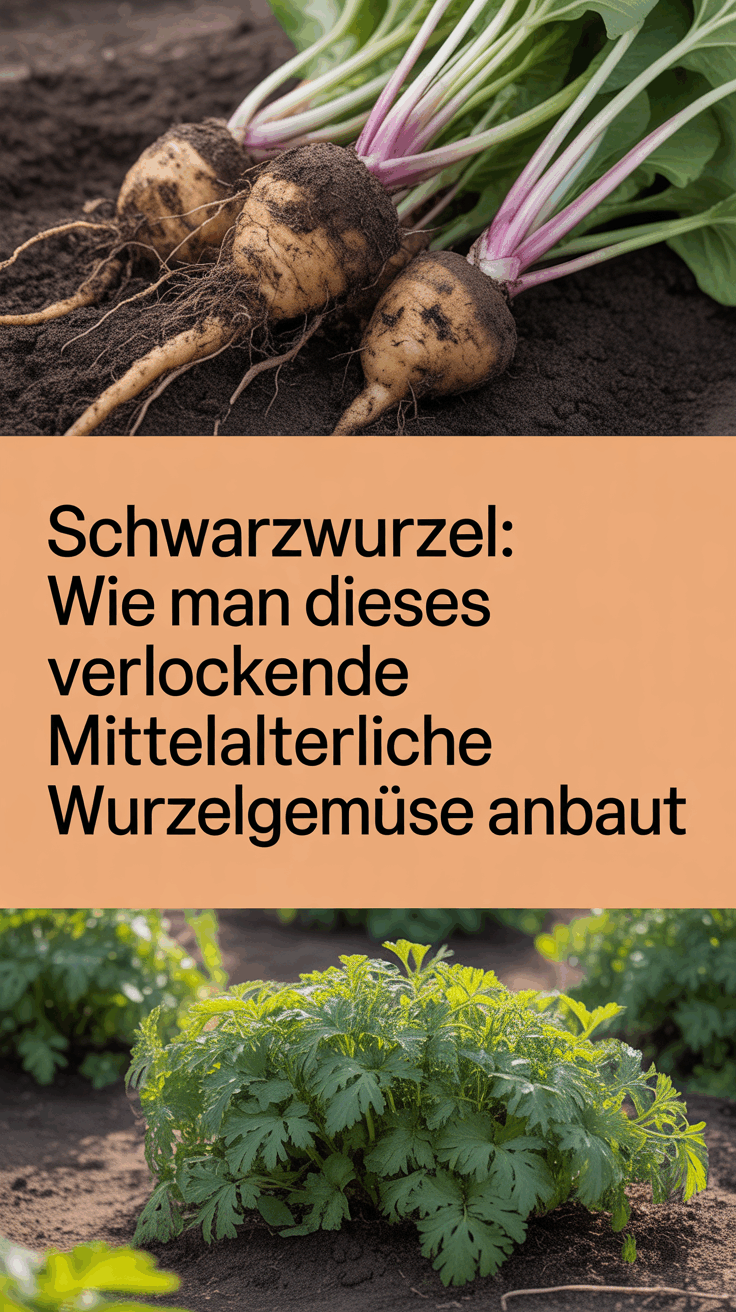 Schwarzwurzel: Wie man dieses verlockende mittelalterliche Wurzelgemüse anbaut