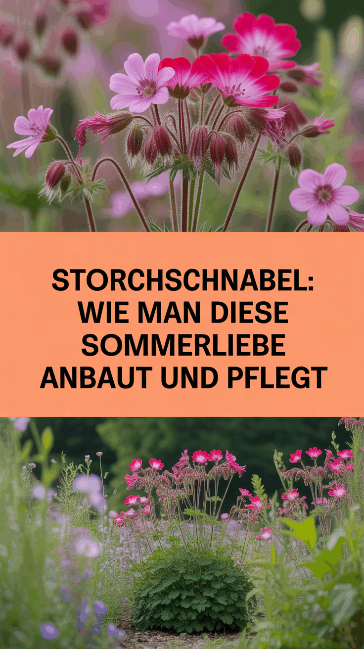 Storchschnabel: Wie man diese Sommerliebe anbaut und pflegt
