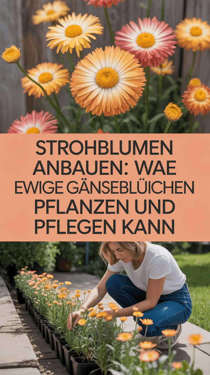Strohblumen Anbauen: Wie man Ewige Gänseblümchen Pflanzen und Pflegen Kann