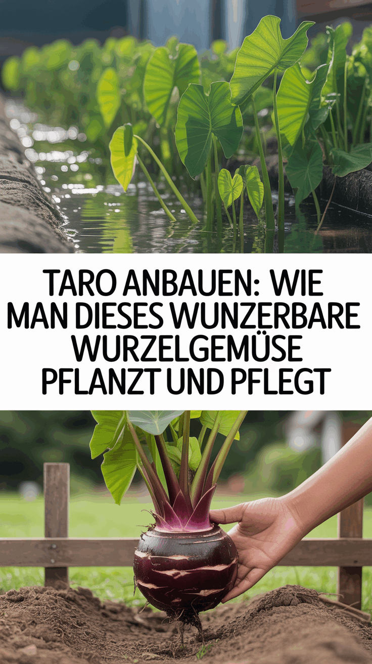 Taro anbauen: Wie man dieses wunderbare Wurzelgemüse pflanzt und pflegt