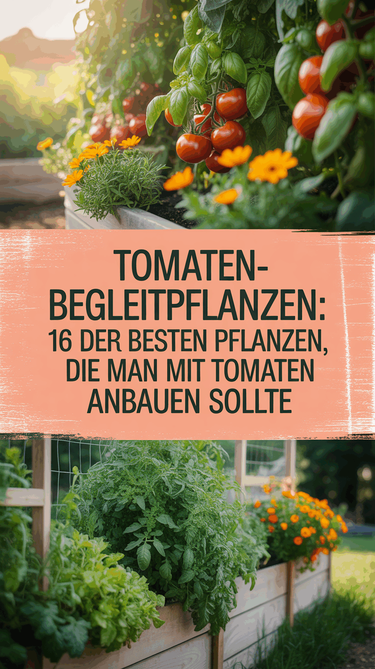 Tomaten-Begleitpflanzen: 16 der besten Pflanzen, die man mit Tomaten anbauen sollte