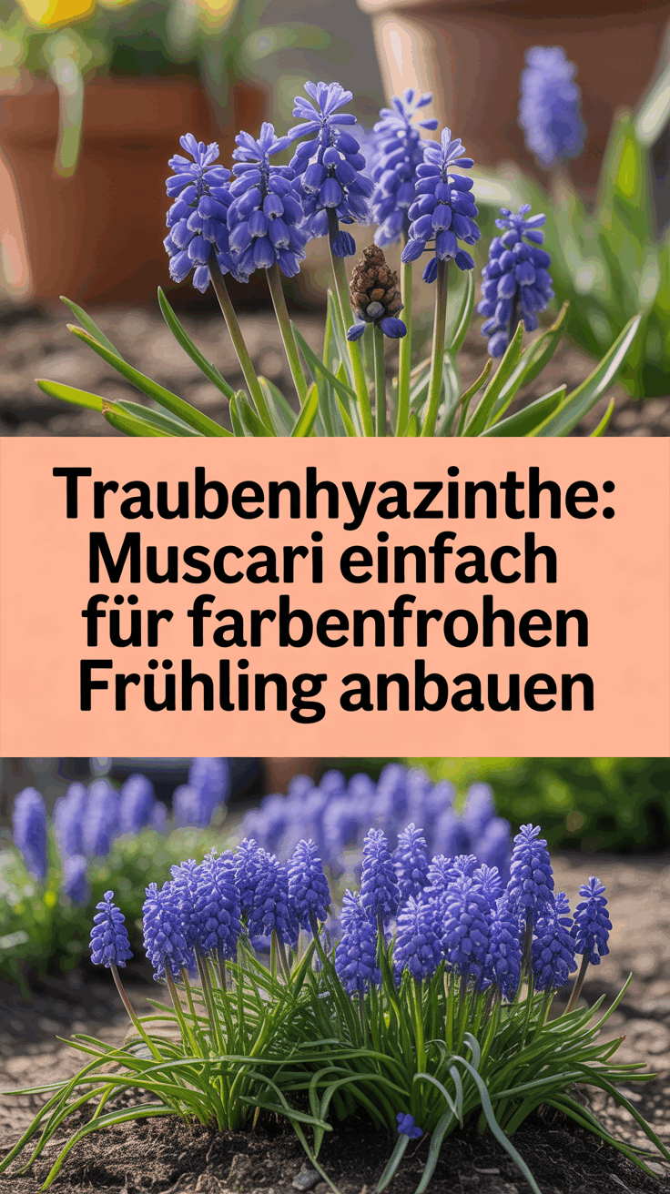 Traubenhyazinthe: Muscari einfach für farbenfrohen Frühling anbauen