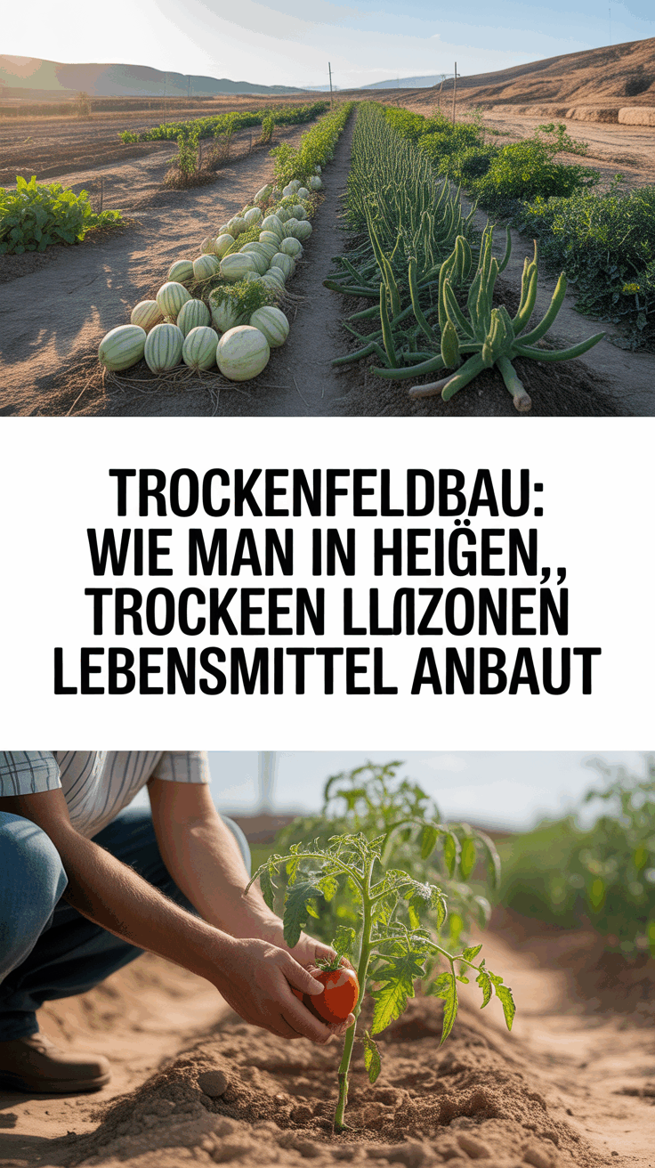 Trockenfeldbau: Wie man in heißen, trockenen Klimazonen Lebensmittel anbaut