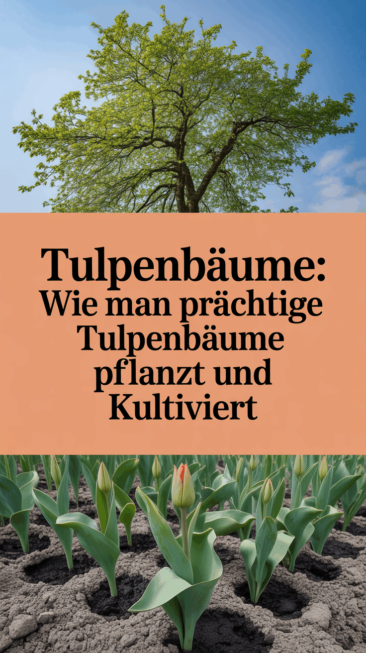 Tulpenbäume: Wie man prächtige Tulpenbäume pflanzt und kultiviert