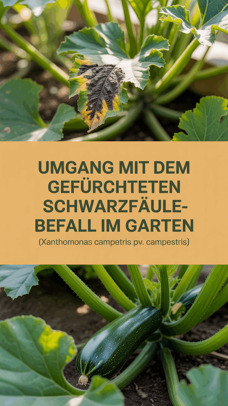Umgang mit dem gefürchteten Schwarzfäule-Befall im Garten (Xanthomonas campestris pv. campestris)