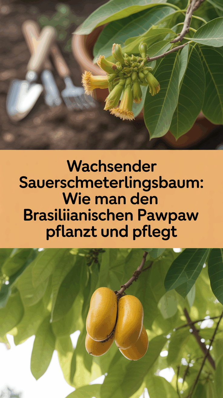 Wachsender Sauerschmetterlingsbaum: Wie man den brasilianischen Pawpaw pflanzt und pflegt