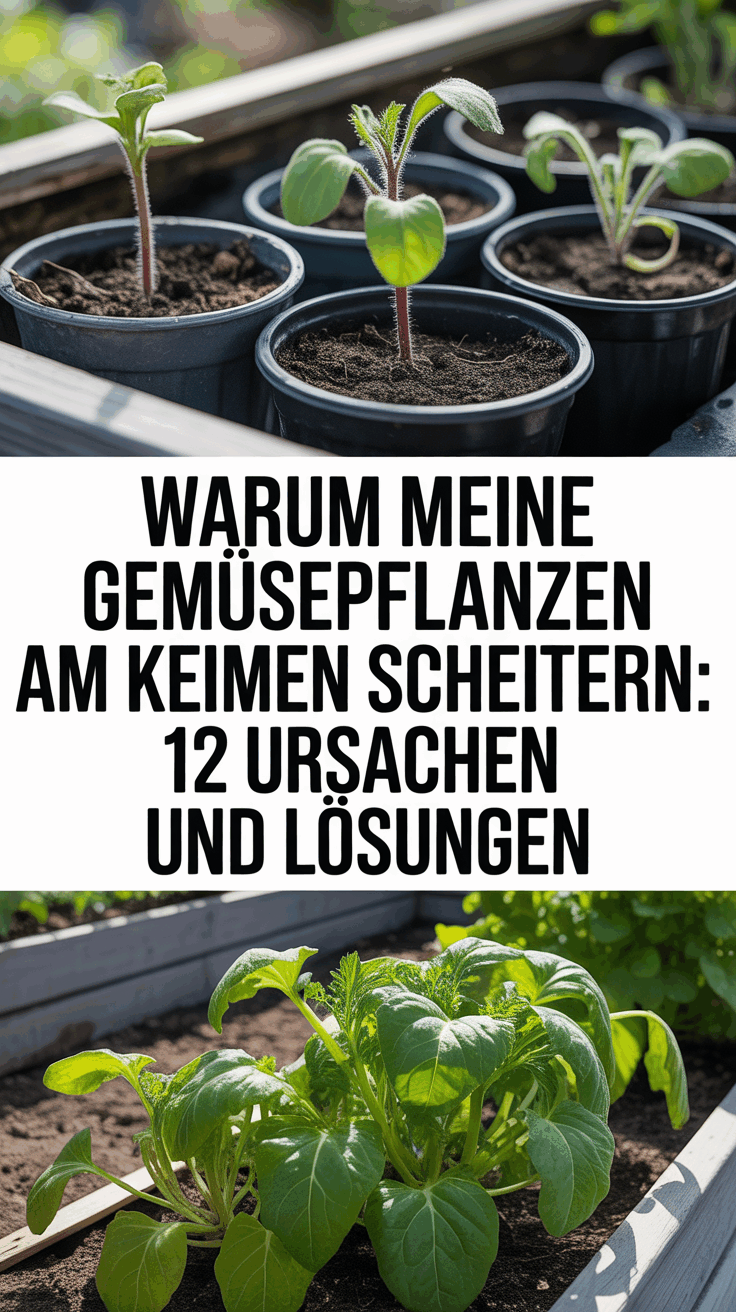 Warum meine Gemüsepflanzen am Keimen scheitern: 12 Ursachen und Lösungen