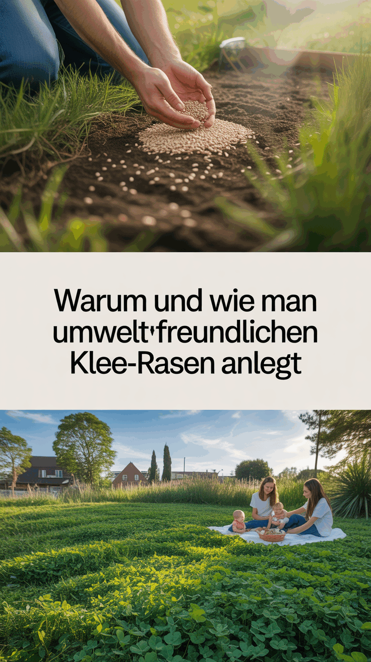Warum und wie man einen umweltfreundlichen Klee-Rasen anlegt