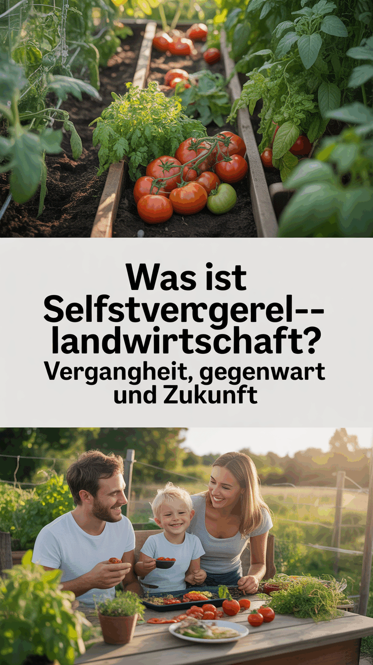 Was ist Selbstversorgerlandwirtschaft? Vergangenheit, Gegenwart und Zukunft