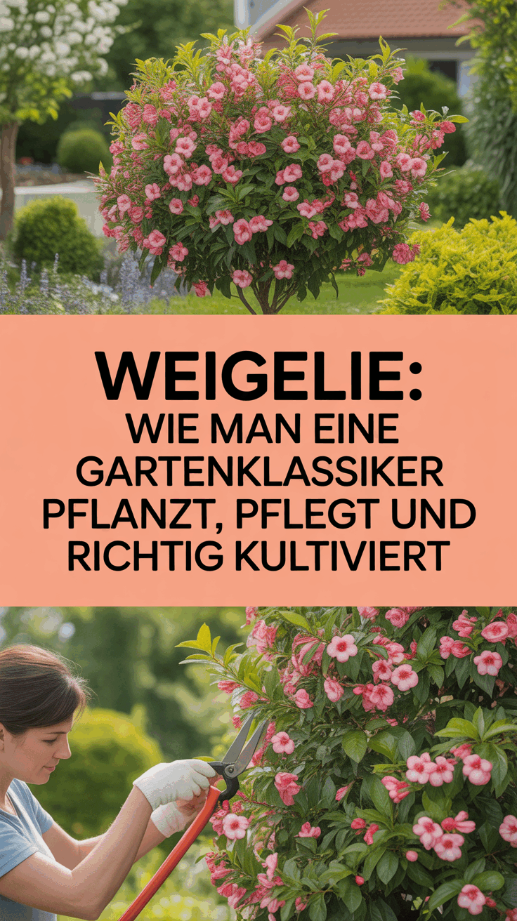 Weigelie: Wie man eine Gartenklassiker pflanzt, pflegt und richtig kultiviert