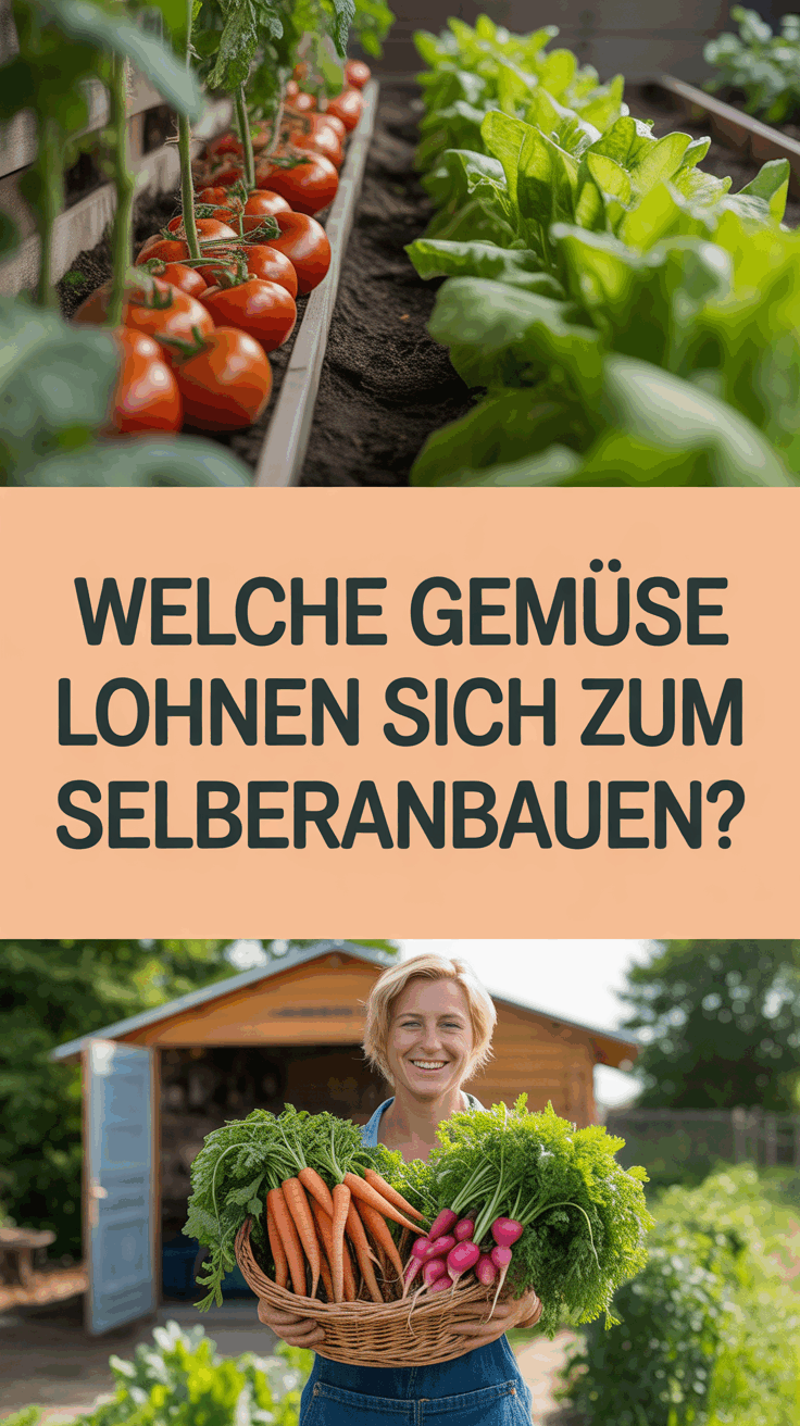 Welche Gemüse lohnen sich zum Selberanbauen?