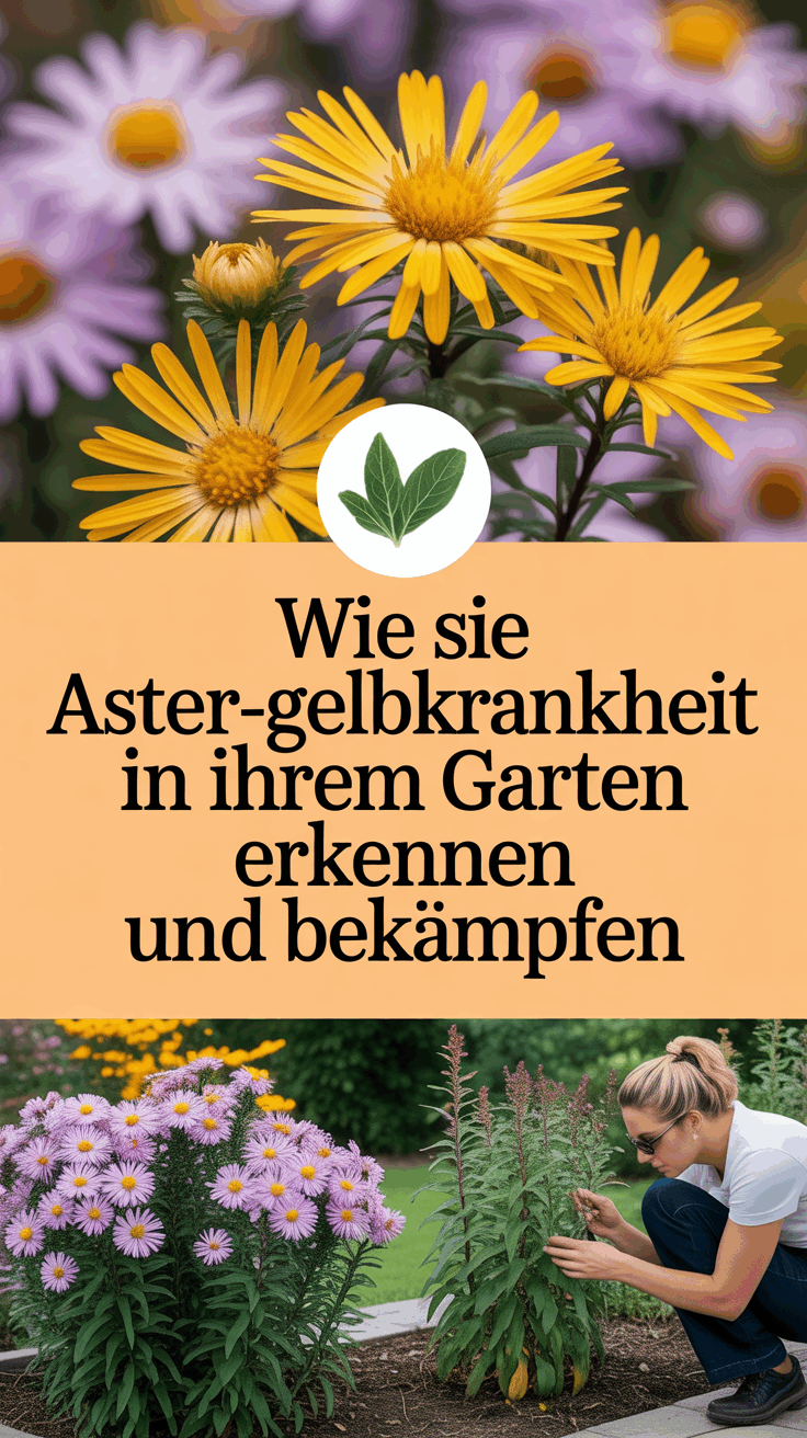Wie Sie Aster-Gelbkrankheit in Ihrem Garten erkennen und bekämpfen