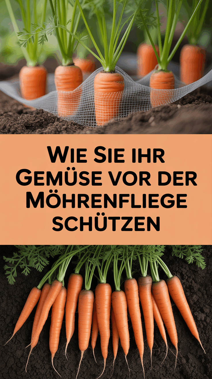 Wie Sie Ihr Gemüse vor der Möhrenfliege schützen