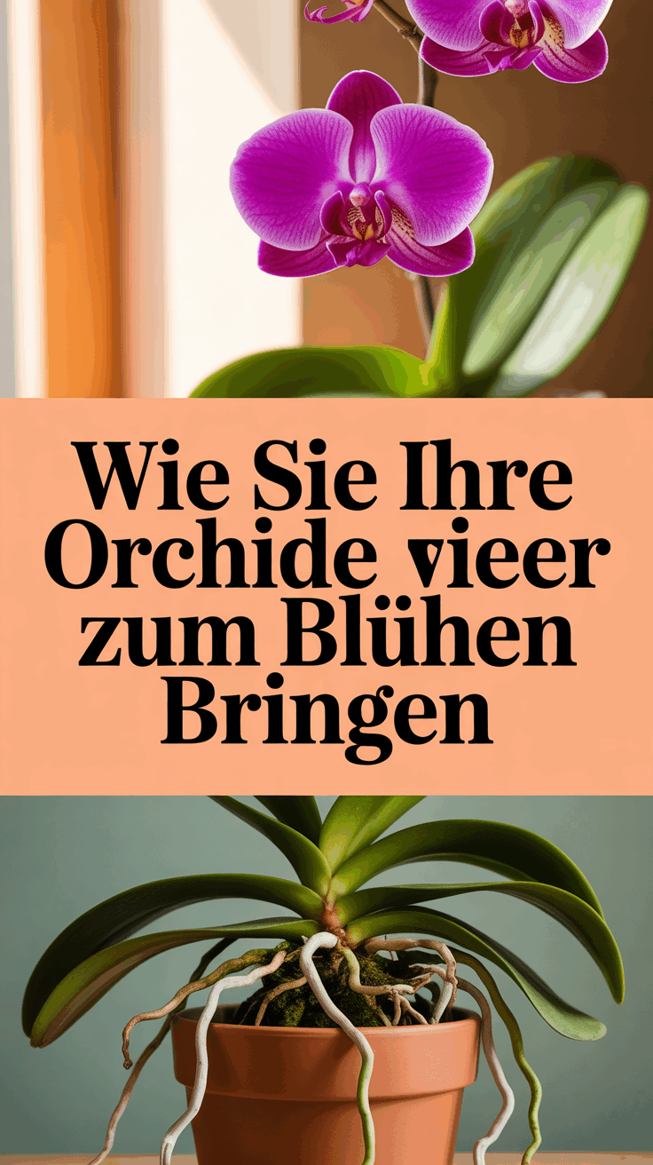 Wie Sie Ihre Orchidee wieder zum Blühen bringen