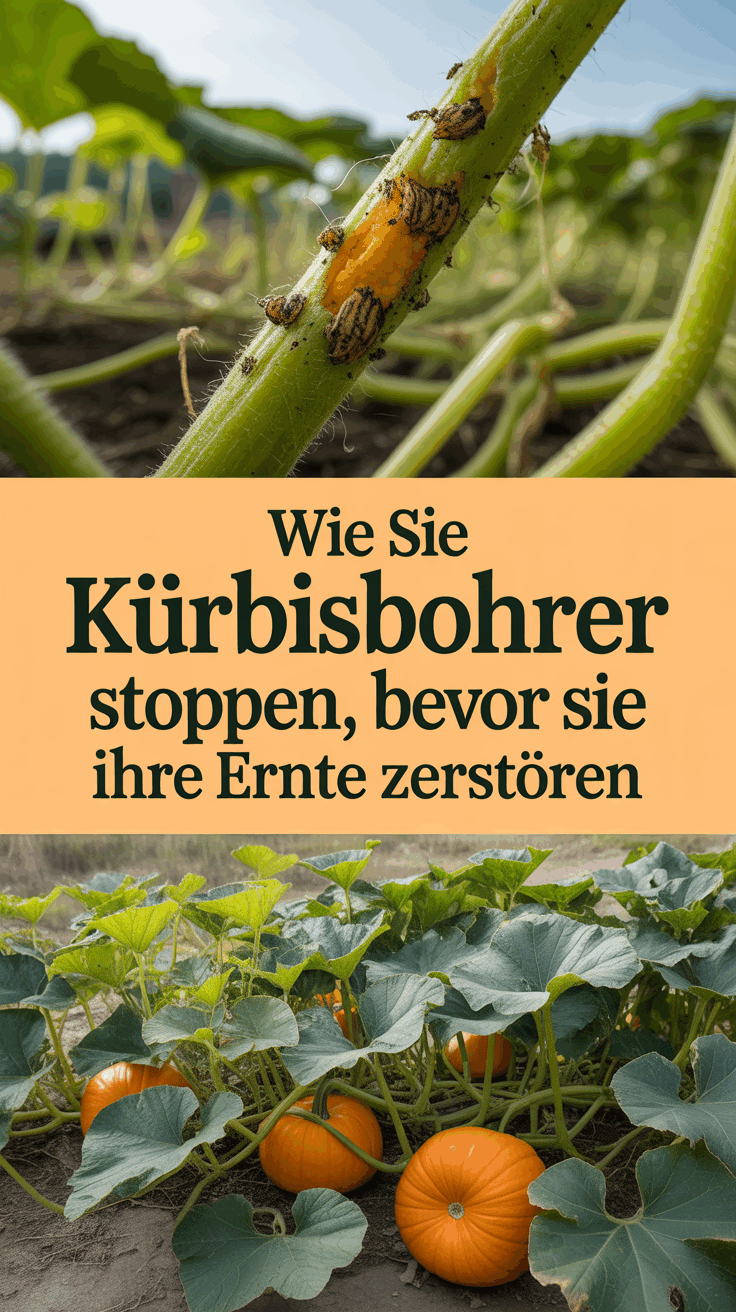 Wie Sie Kürbisbohrer stoppen, bevor sie Ihre Ernte zerstören