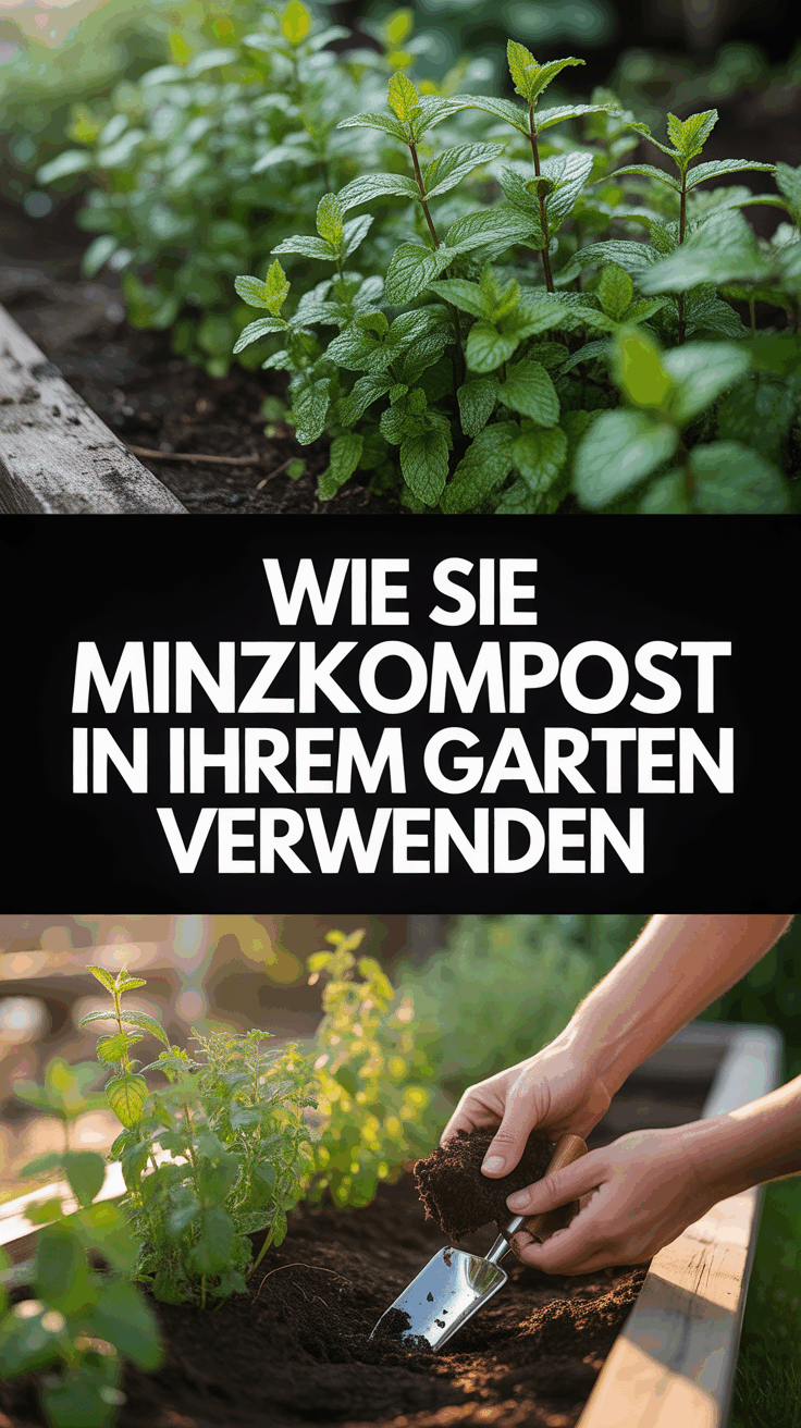 Wie Sie Minzkompost in Ihrem Garten verwenden