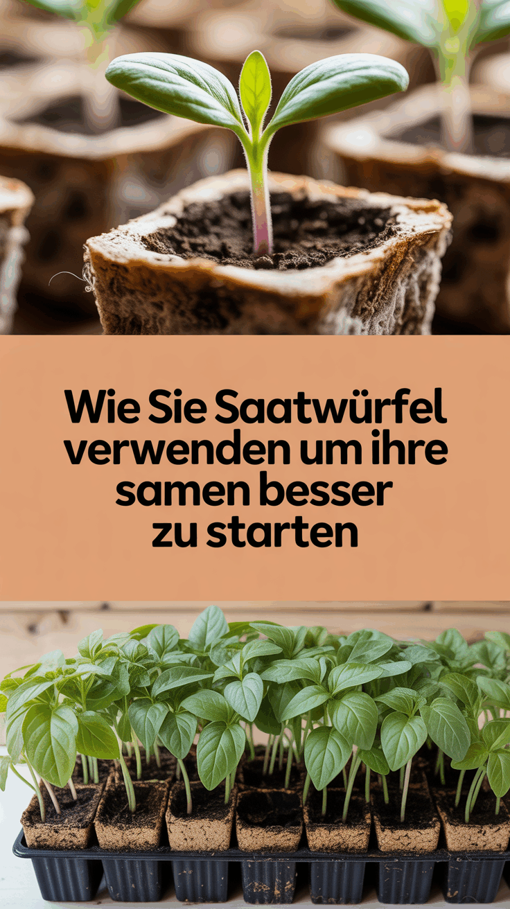 Wie Sie Saatwürfel verwenden, um Ihre Samen besser zu starten