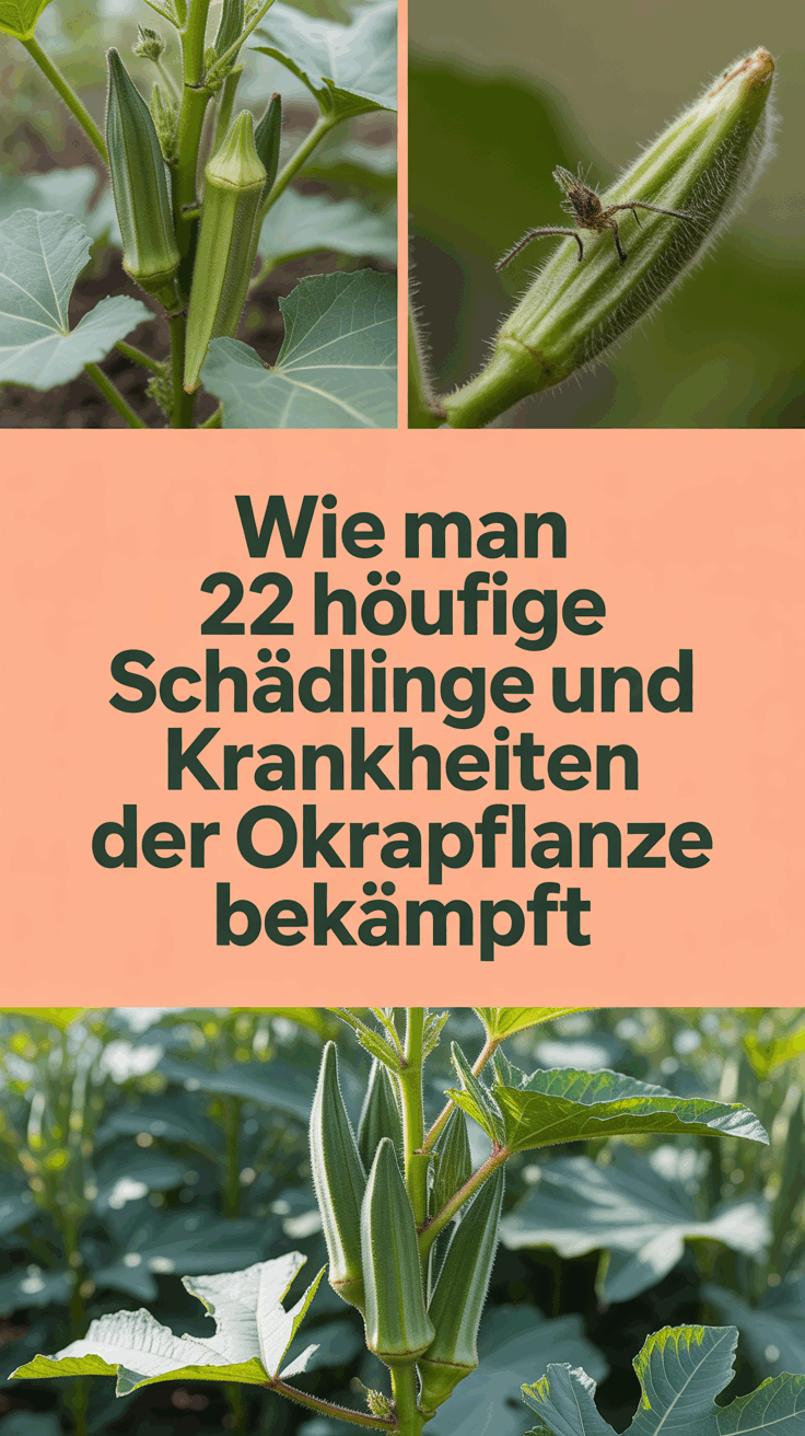 Wie man 22 häufige Schädlinge und Krankheiten der Okrapflanze bekämpft
