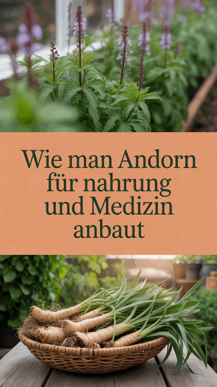 Wie man Andorn für Nahrung und Medizin anbaut