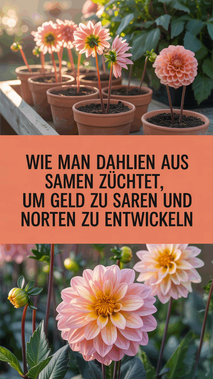 Wie man Dahlien aus Samen züchtet, um Geld zu sparen und neue Sorten zu entwickeln