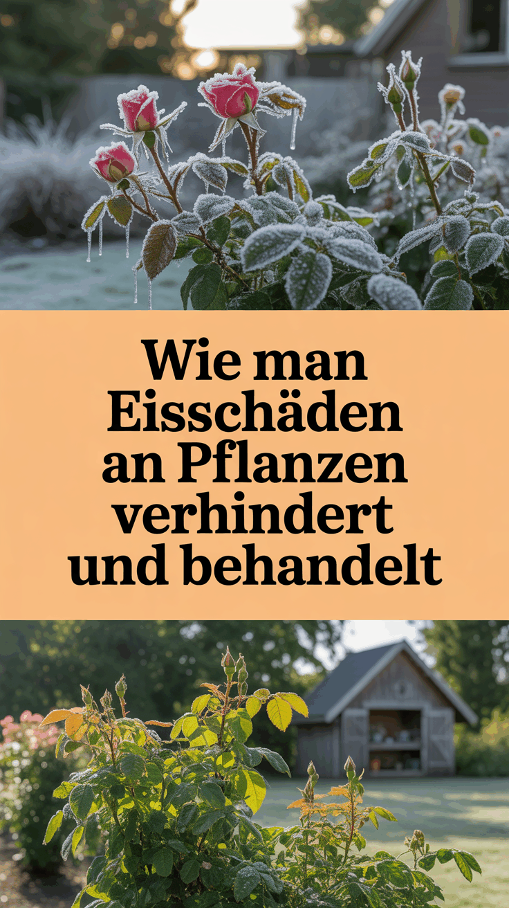 Wie man Eisschäden an Pflanzen verhindert und behandelt