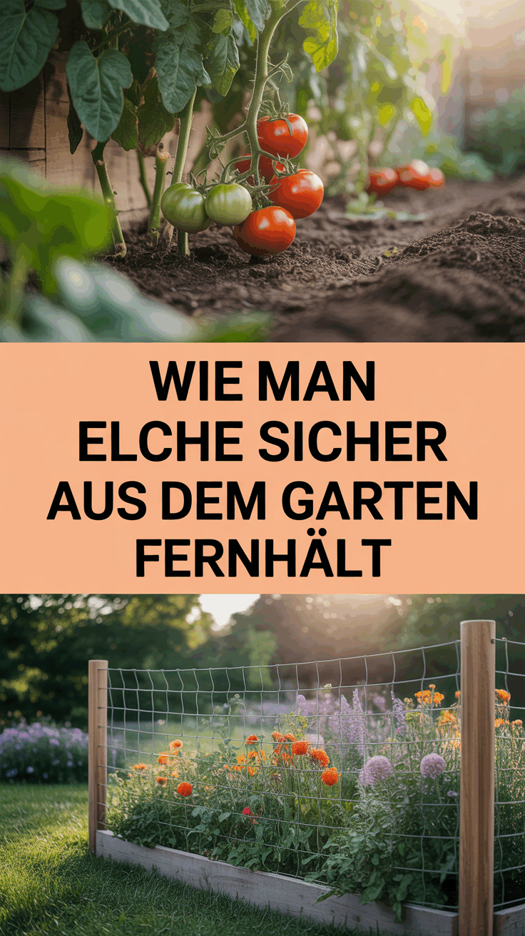 Wie man Elche sicher aus dem Garten fernhält