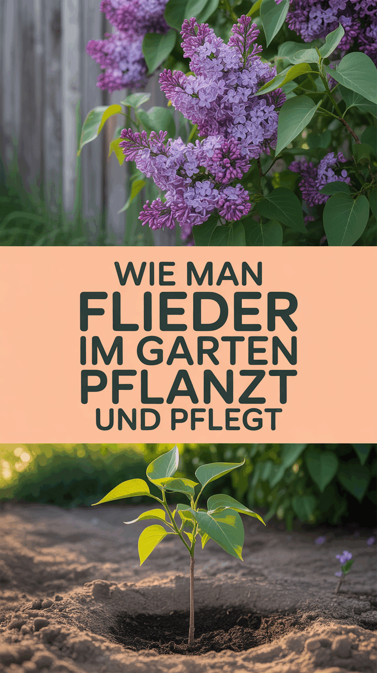 Wie man Flieder im Garten pflanzt und pflegt